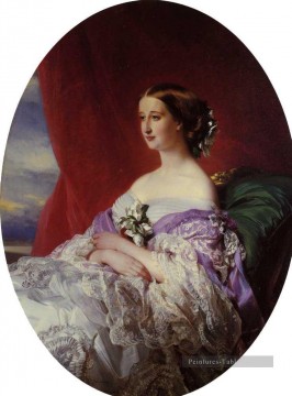 Franz Xaver Winterhalter œuvres - L’impératrice Eugénie portrait royauté Franz Xaver Winterhalter